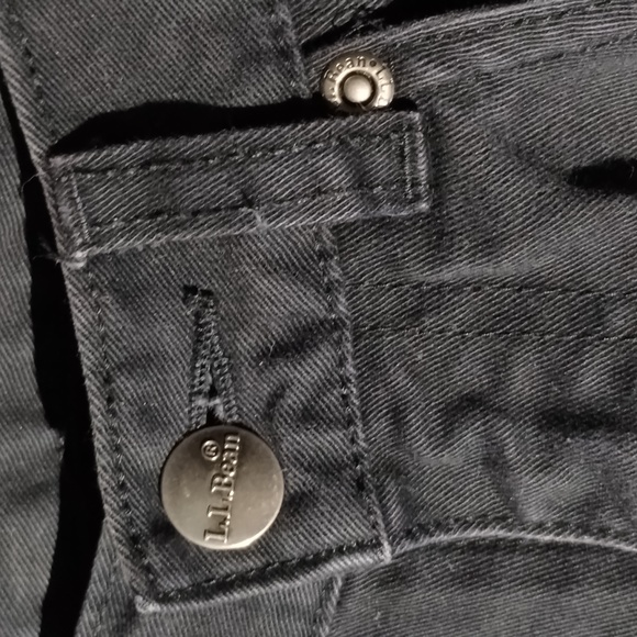 Vtg 90s LL Bean Jeans Double L Classic 27W/40L black - Picture 4 of 5